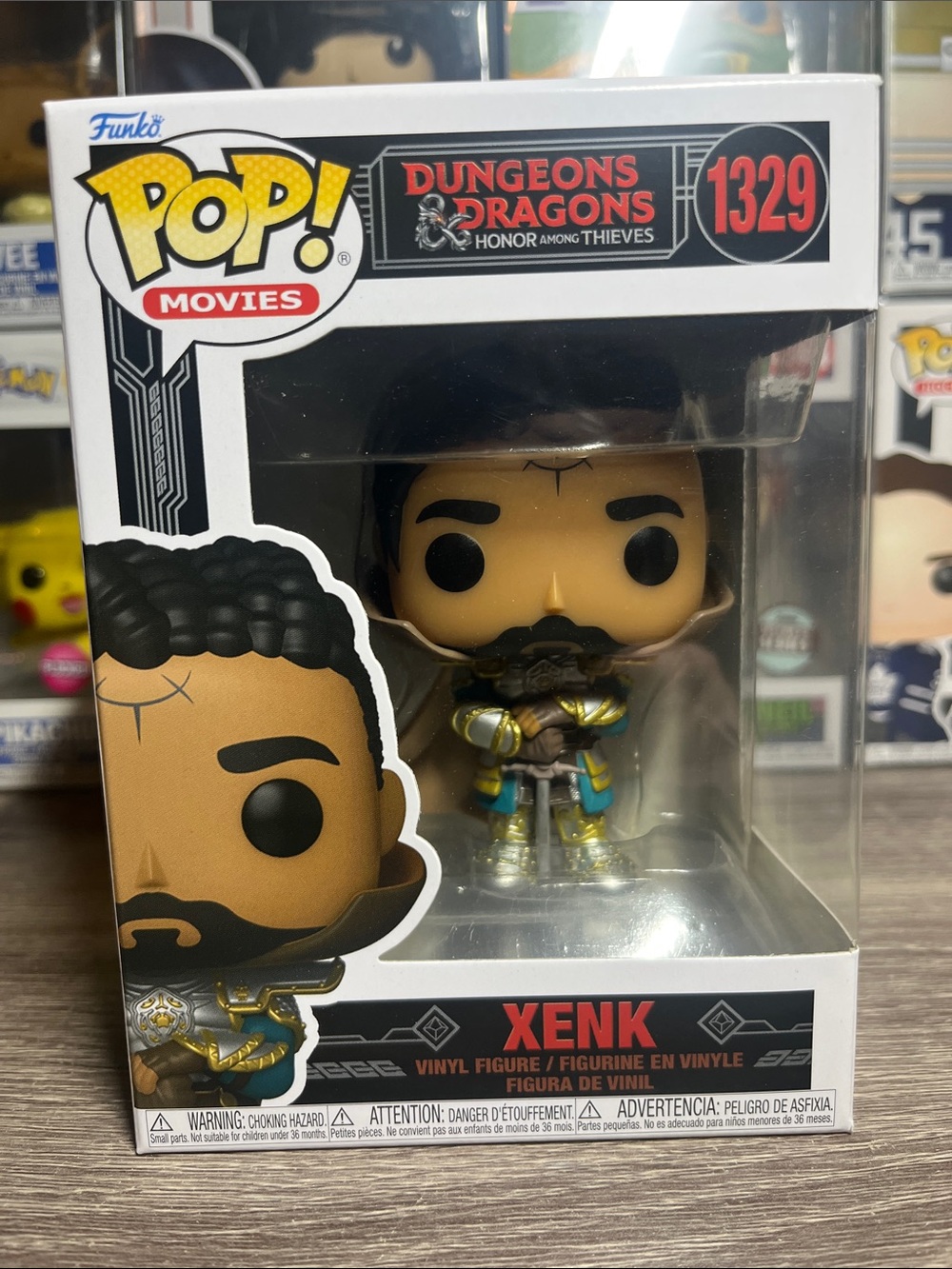 Funko Xenk Pop! Figure with Gold and Blue Accents